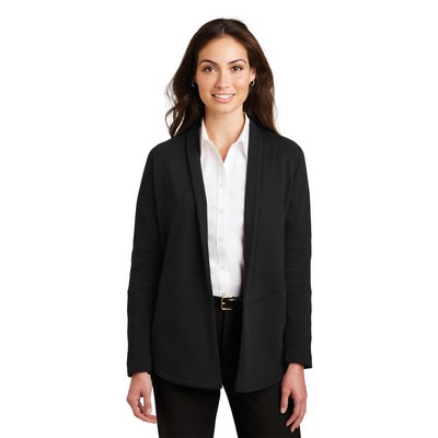 Port Authority® Women's Interlock Cardigan.